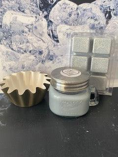Black Ice Soy Wax Melt In A Jar Set