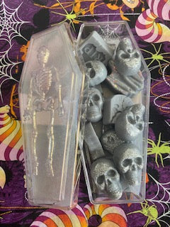 Soy And Beeswax Melts In Clear Coffin Container